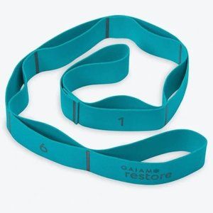 Gaiam Restore Resistance Band Stretch Strap Increase Range Motion Workout Tool